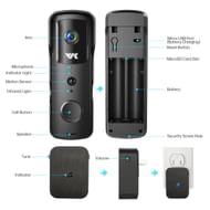 Vik Muniz 30 Wireless Video Doorbell (Image via Walmart)